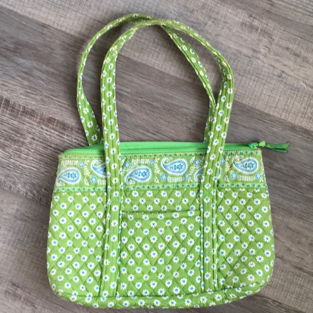 Vera Bradley Apple Green Betsy Shoulder Bag